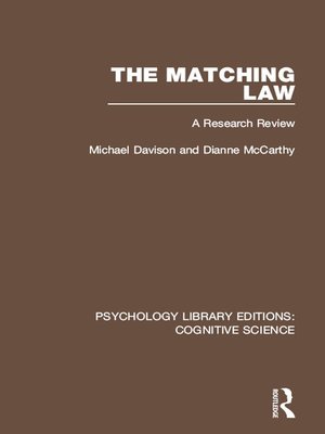 cover image of The Matching Law
